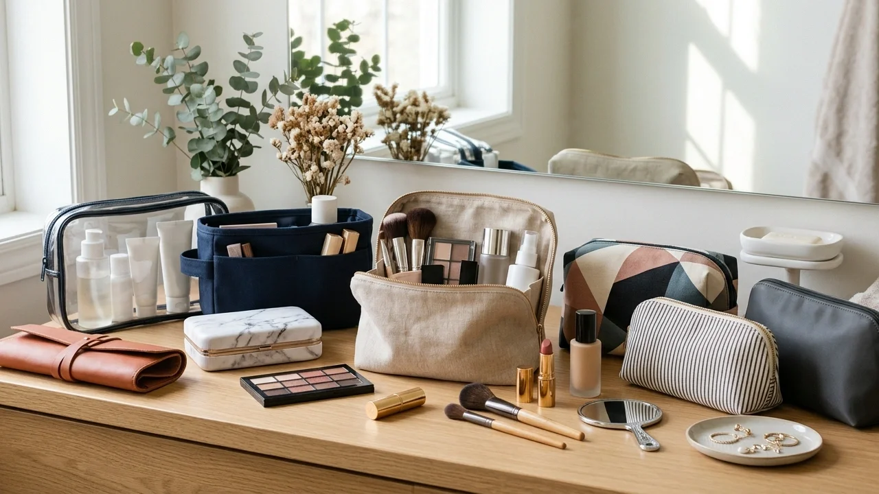 8 Makeup Bags & Organizers for a Calm, Clutter-Free Beauty Routine