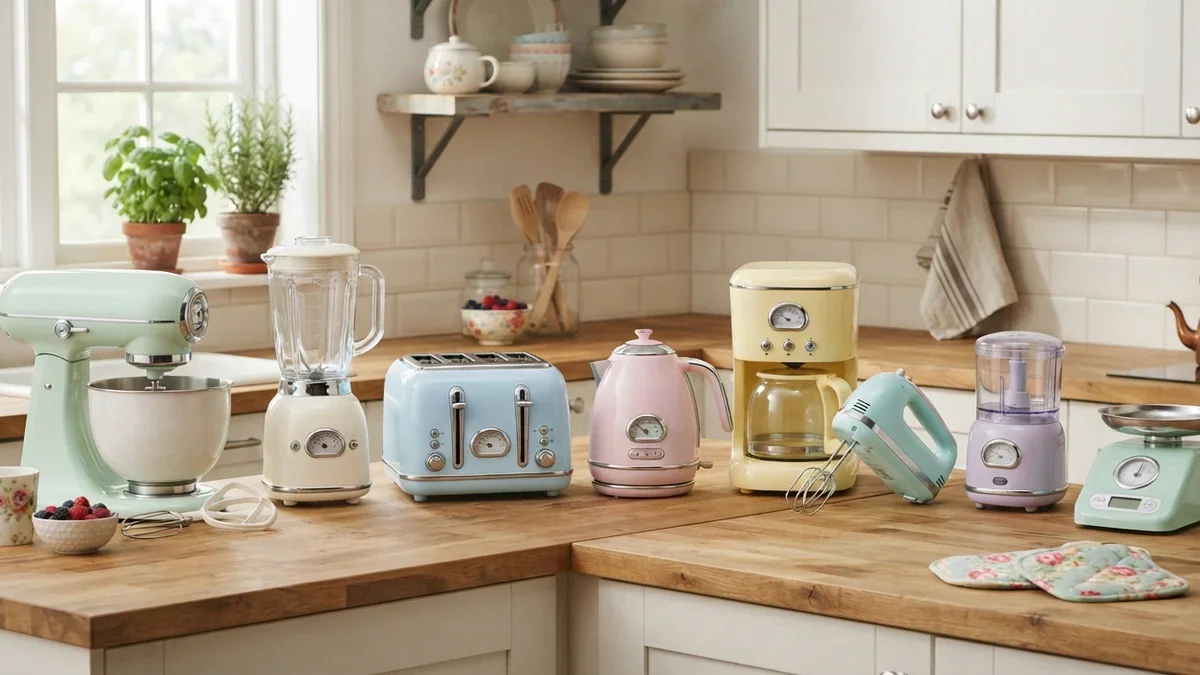 8 Pastel Retro Small Appliances for a Cohesive Kitchen Aesthetic