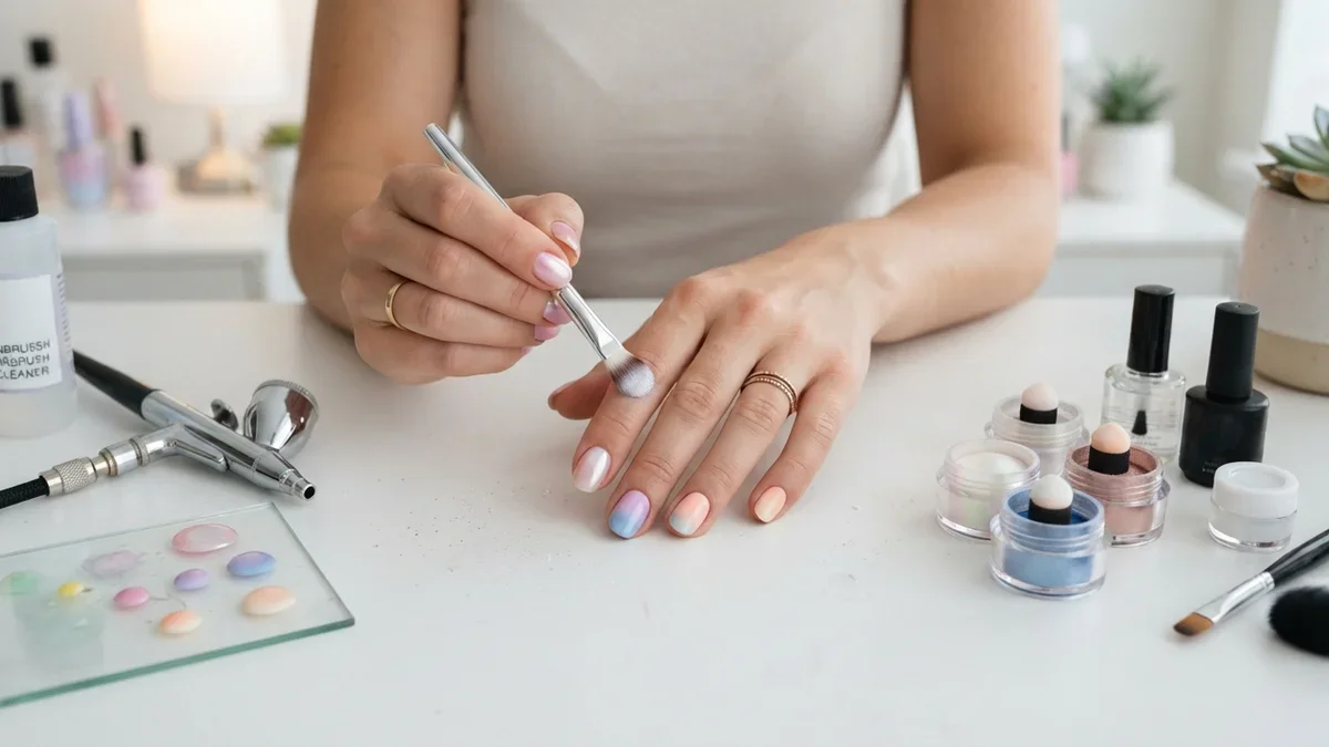 8 Aura and Airbrush Chrome Nail Kits for Gradient Designs