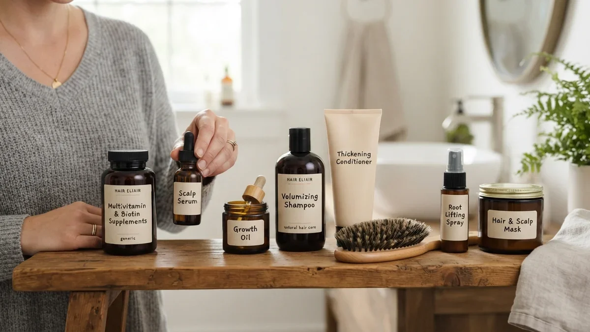 8 Postpartum Hair-Shedding Products That Support Thicker-Looking Hair for New Mums