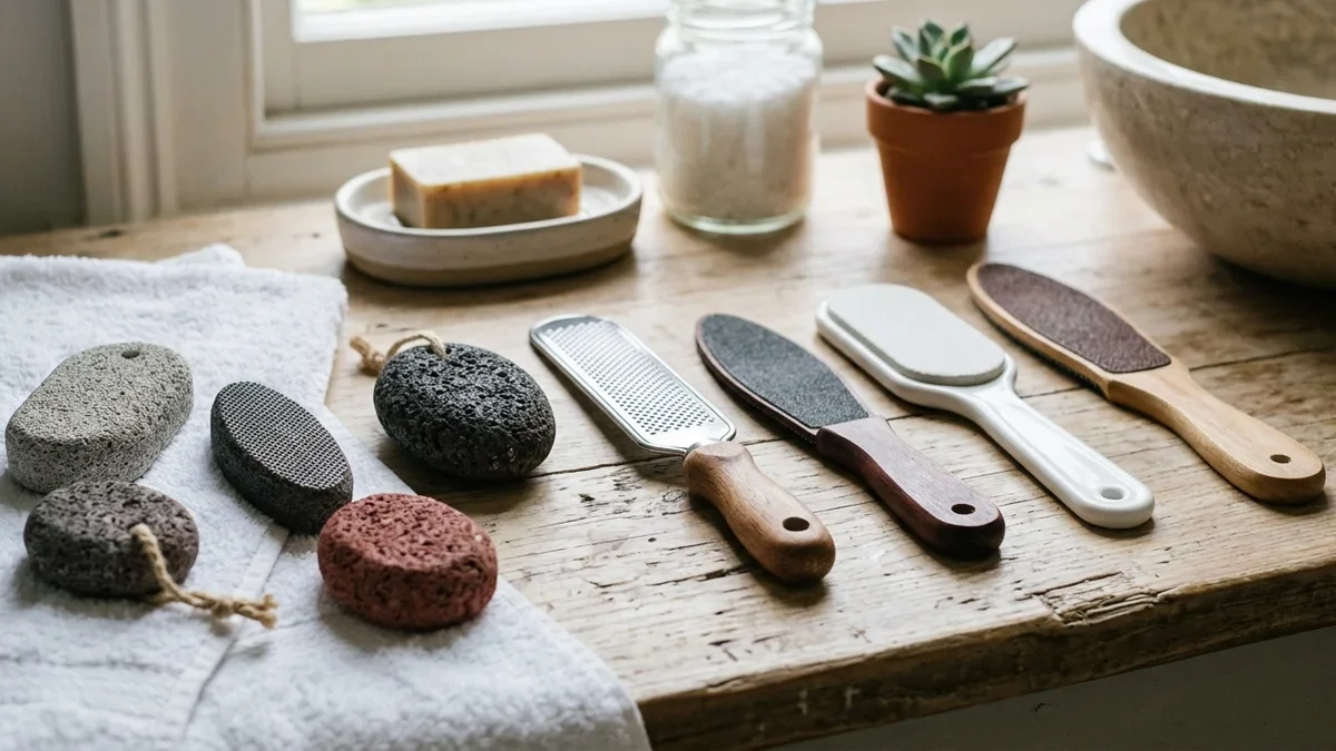 8 Pumice Stones and Manual Foot Files for Smooth Heels
