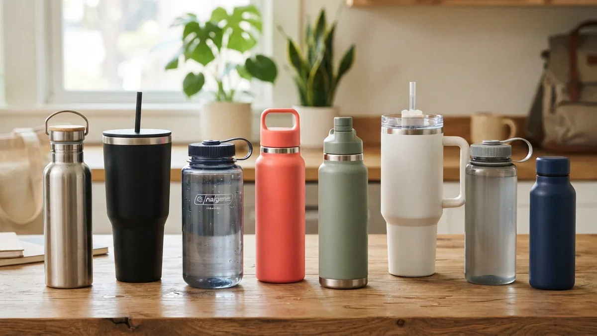 8 Reusable Water Bottles and Insulated Tumblers for All-Day Hydration