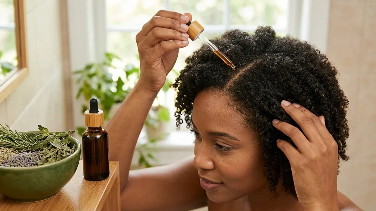 8 Essential Oil Blends for Natural Hair Growth Support