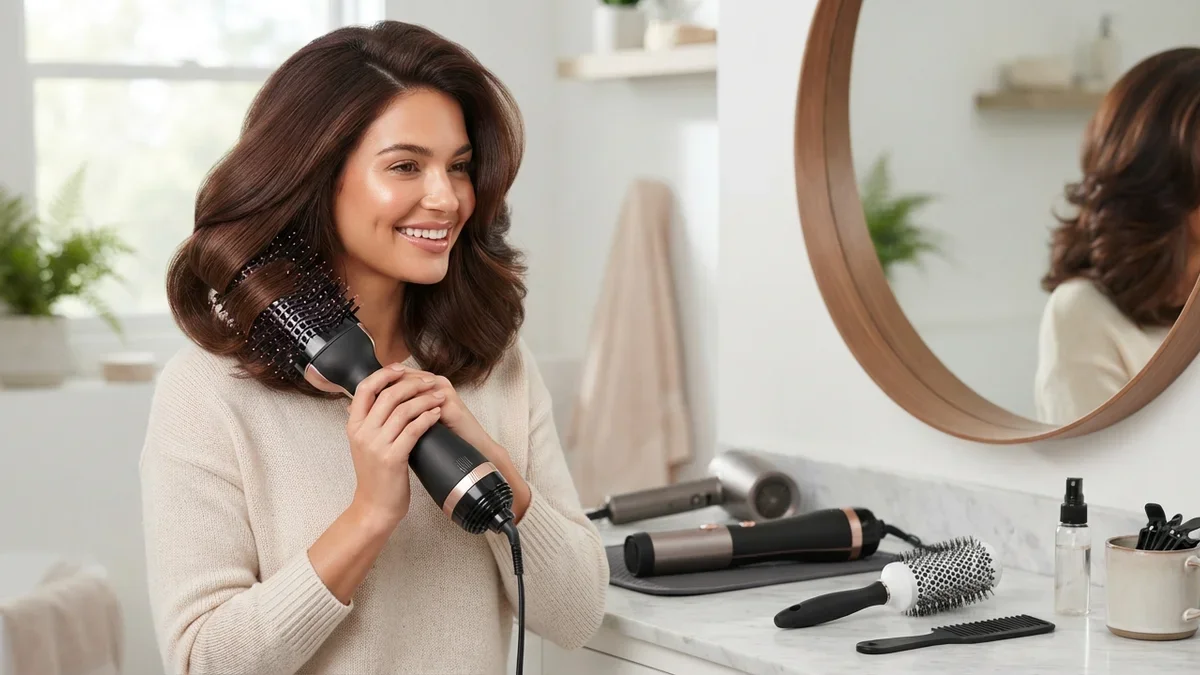 8 Hot-Air Styling Brushes for Volume and Shine in One Step