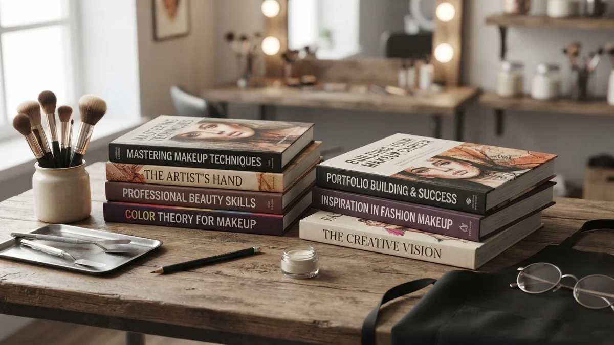 8 Makeup Artist Books for Aspiring Beauty Professionals: Technique, Career, and Inspiration