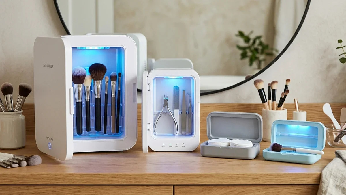 8 UV Sanitizer Boxes for Makeup Tools and Beauty Accessories
