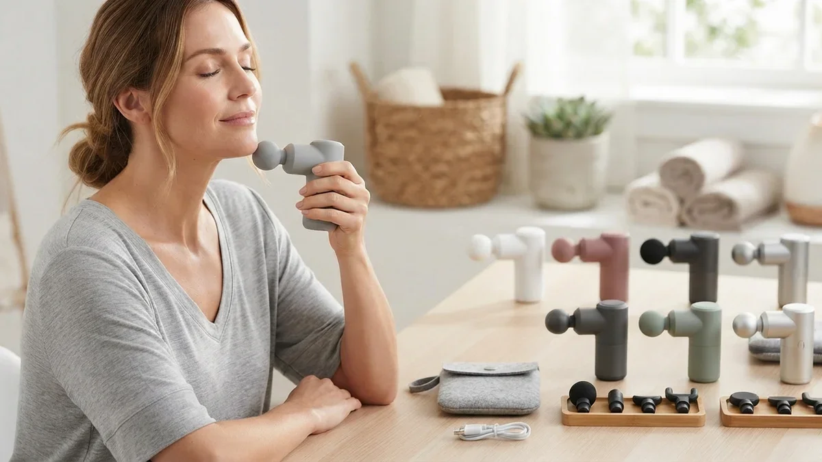 8 Mini Massage Guns for Facial and Jaw Tension Relief