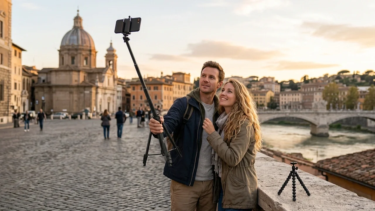 8 Portable Tripods & Selfie Sticks for European Holidays