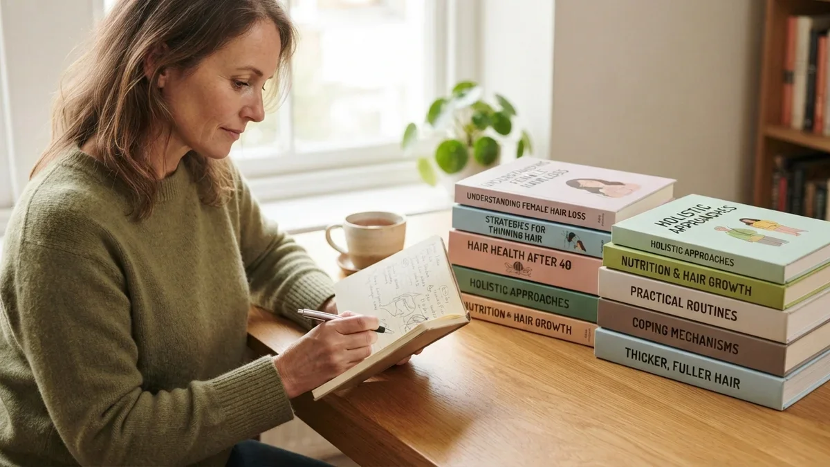 8 Hair Loss Books for Women Navigating Thinning Hair After 40