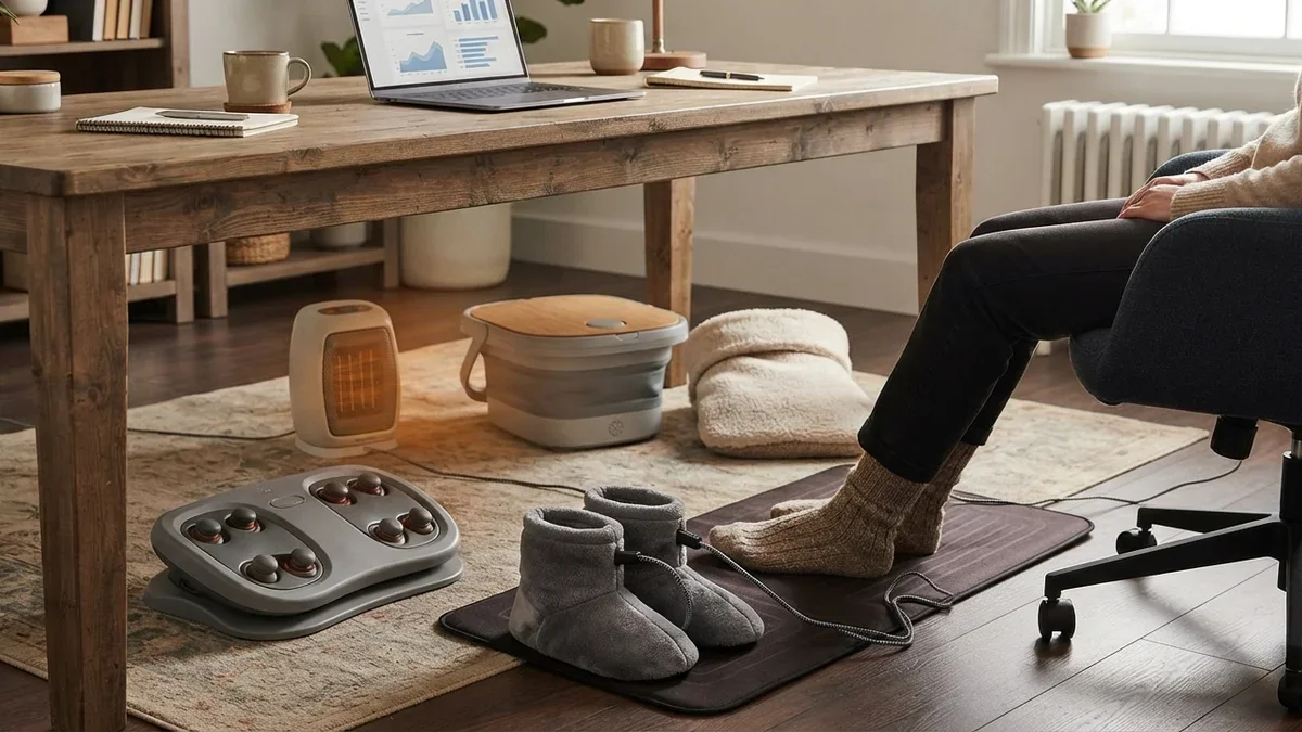 8 Heated Foot Warmers and Under-Desk Comfort Picks for Cold Home Offices