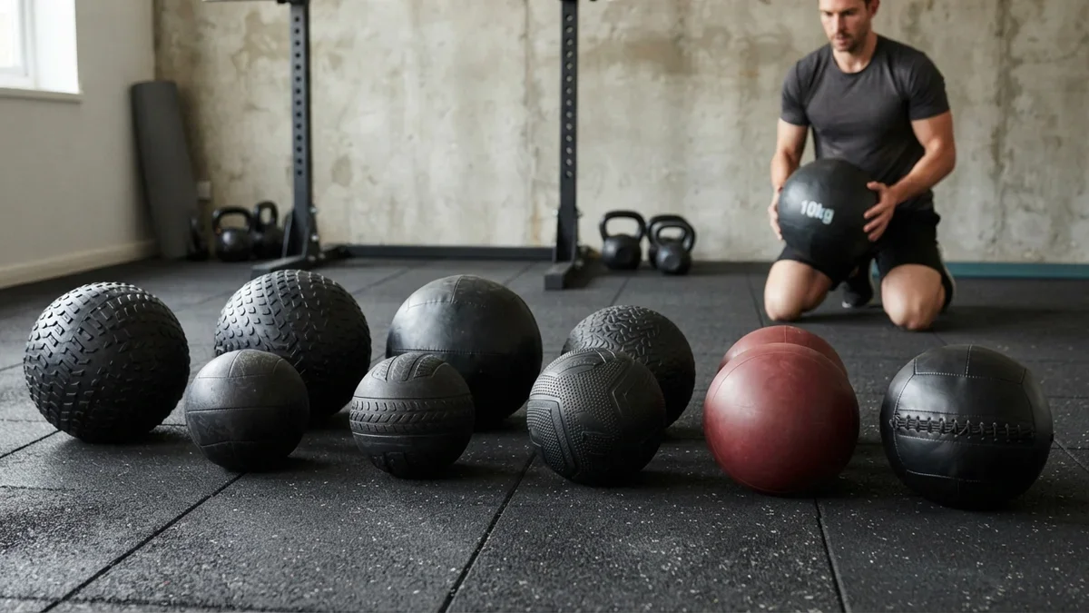 8 Slam Balls and Medicine Balls for Small-Space Power