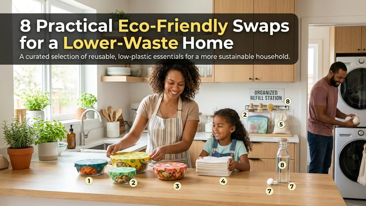 8 Practical Eco-Friendly Swaps for a Lower-Waste Home
