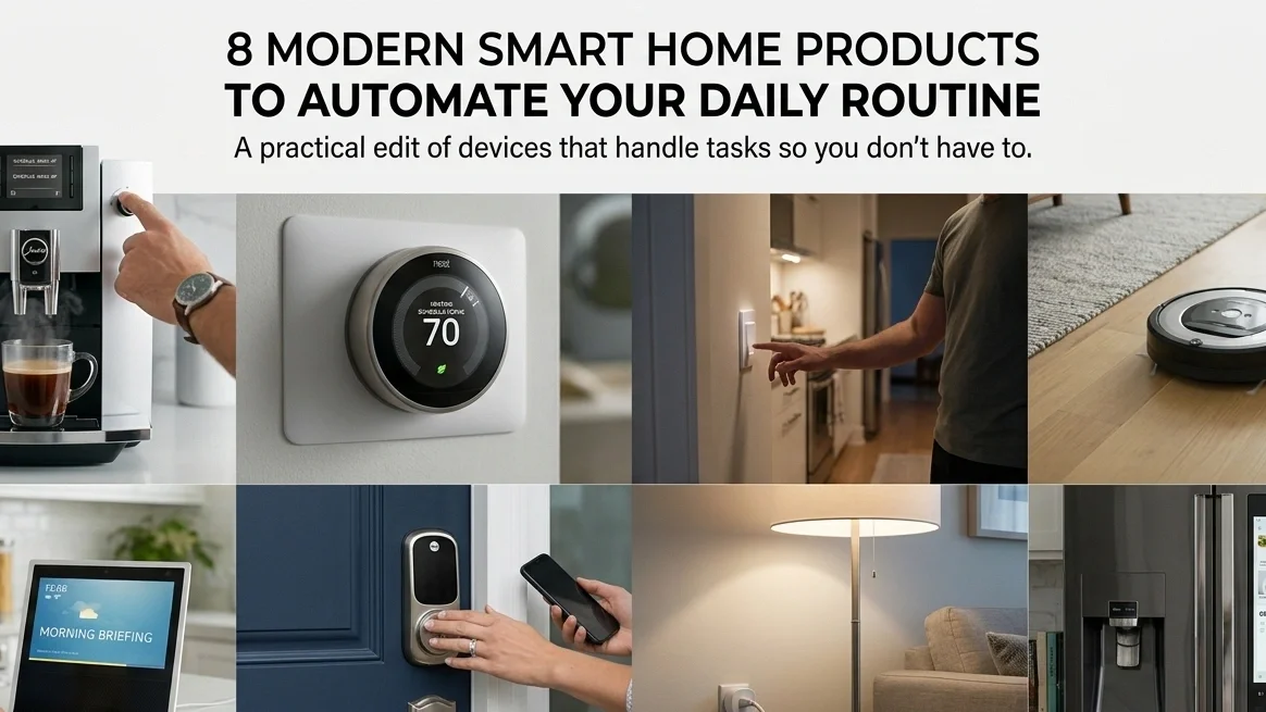 8 Modern Smart Home Products to Automate Your Daily Routine