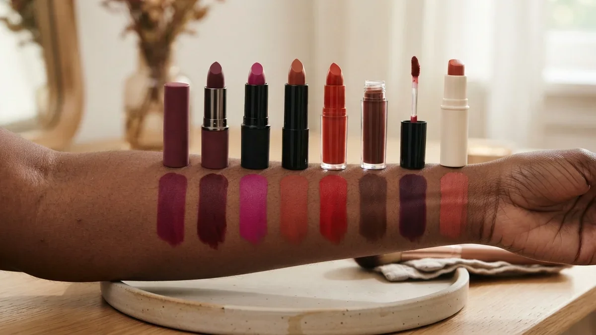 8 Lipsticks With True-to-Shade Pigment That Pays Off on Deep Skin Tones
