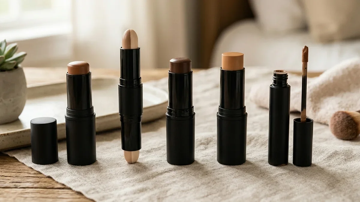 8 Cream Contour Sticks for Easy, Natural Sculpting