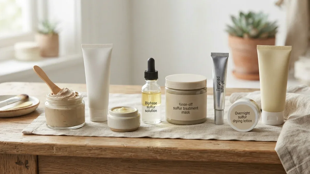 8 Sulfur Masks and Spot Treatments for Rapid Acne Healing in 2026