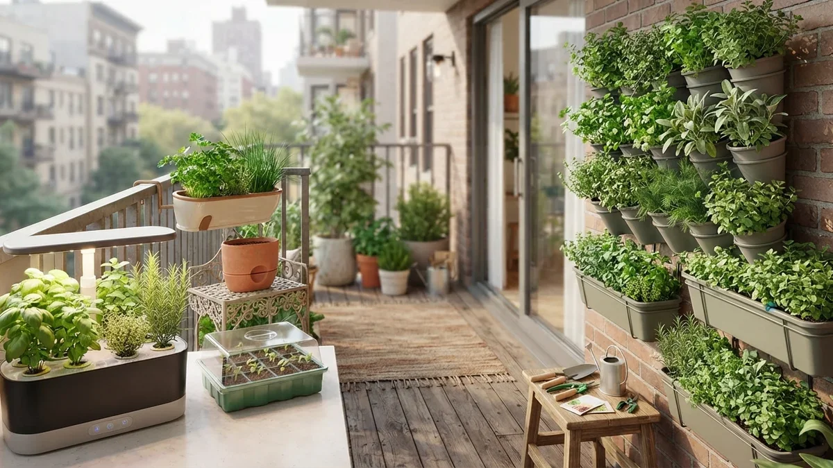 8 Balcony and Indoor Grow Kits for Growing Herbs Without a Garden