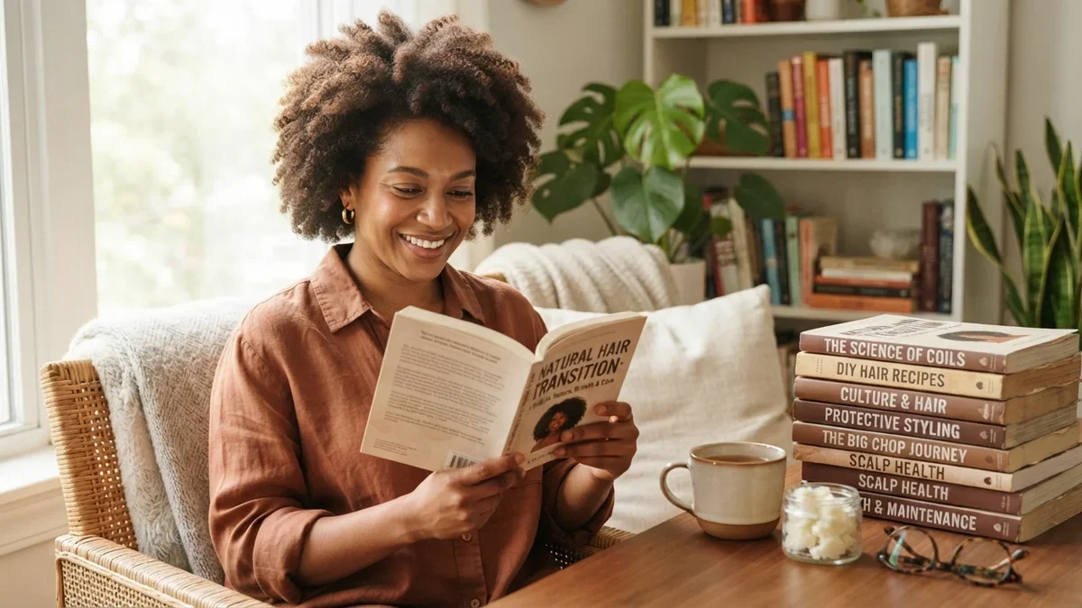 8 Black Hair Care Books for Women Transitioning to Natural Texture