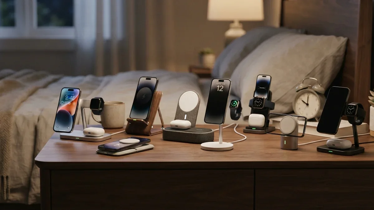 8 MagSafe and Multi-Device Charging Stands for a Tidy Bedside Table
