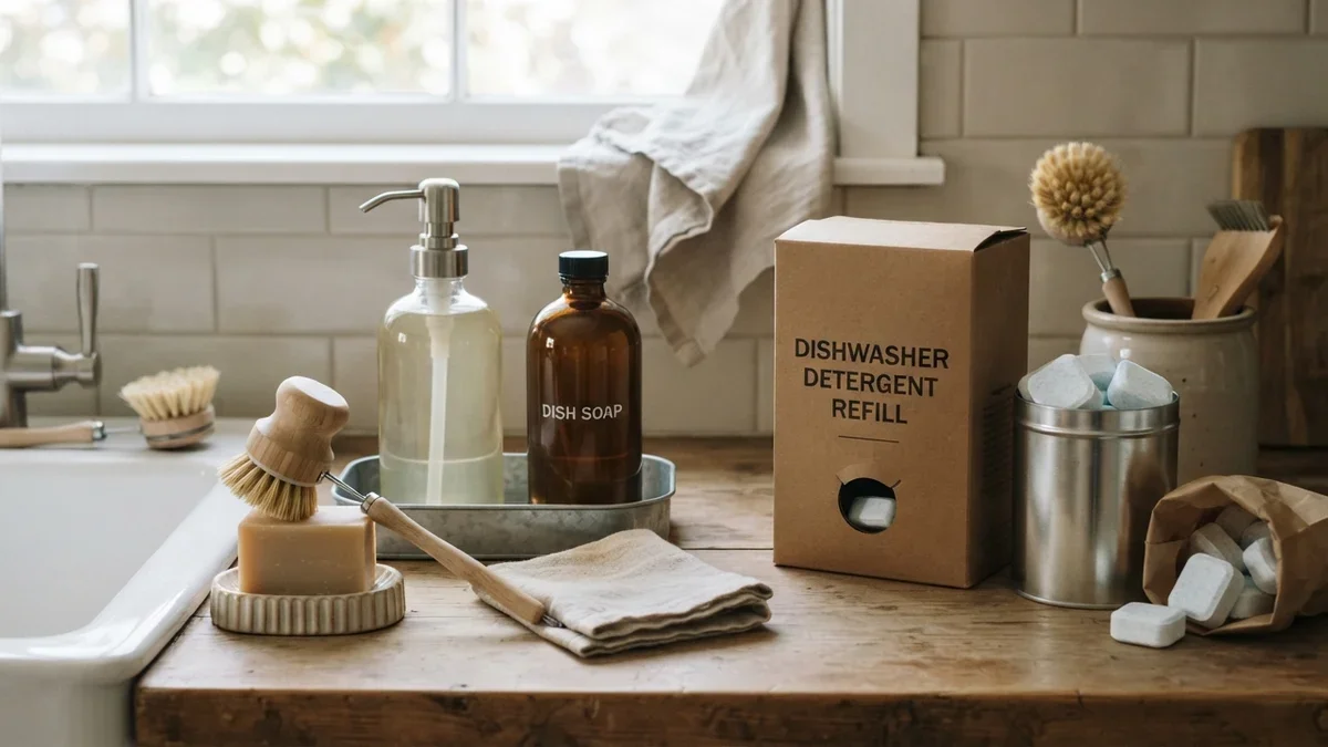8 Plastic-Free Dishwashing and Detergent Refills for the Kitchen Sink