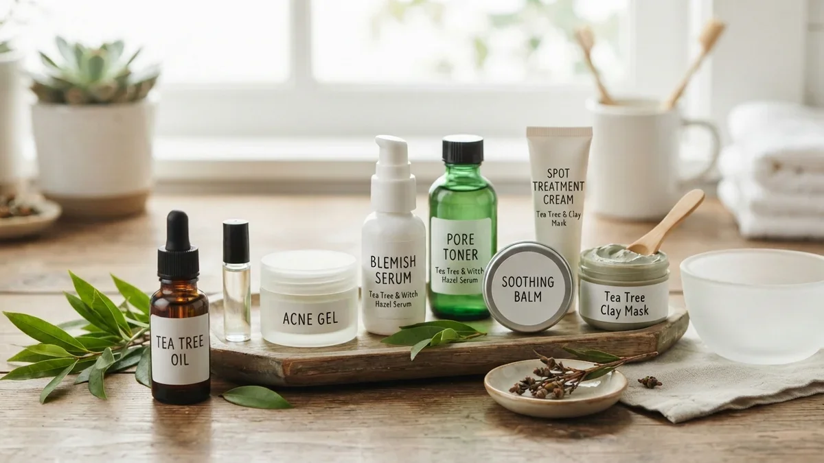 8 Tea Tree Oil Products for Natural Acne Control and Calming Inflammation