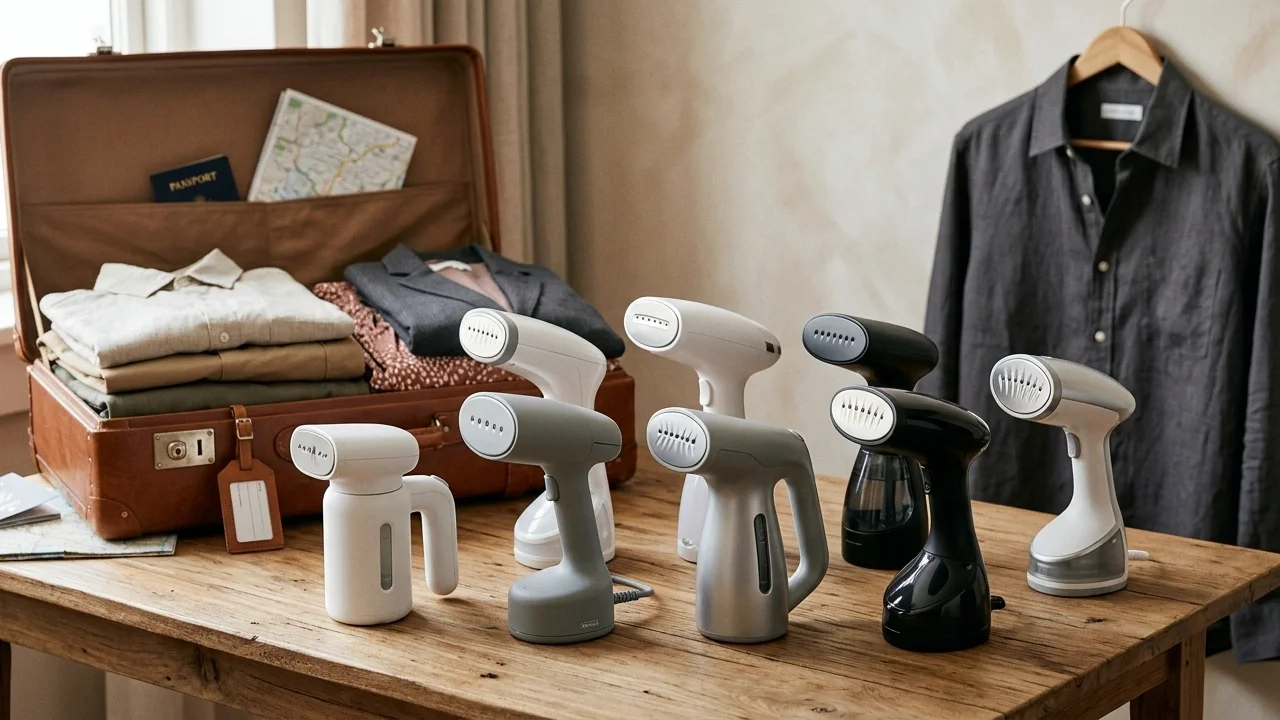 8 Handheld Garment Steamers for Wrinkle-Free Travel Outfits