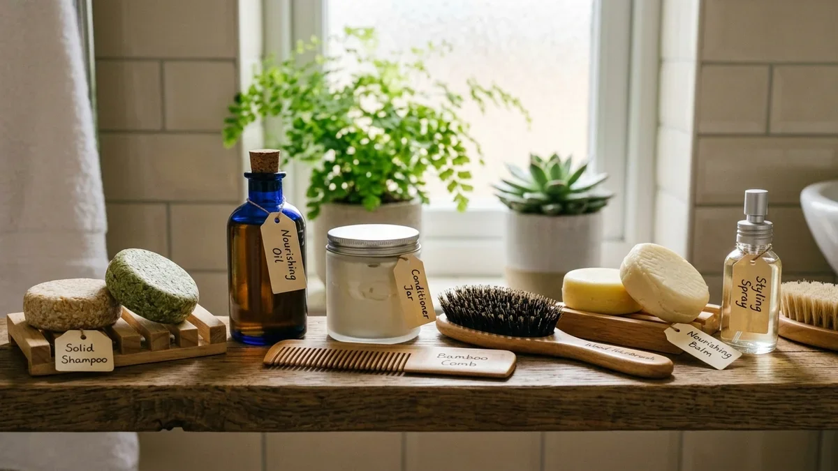 8 Plastic-Free and Low-Waste Hair Care Products for Sustainable Styling