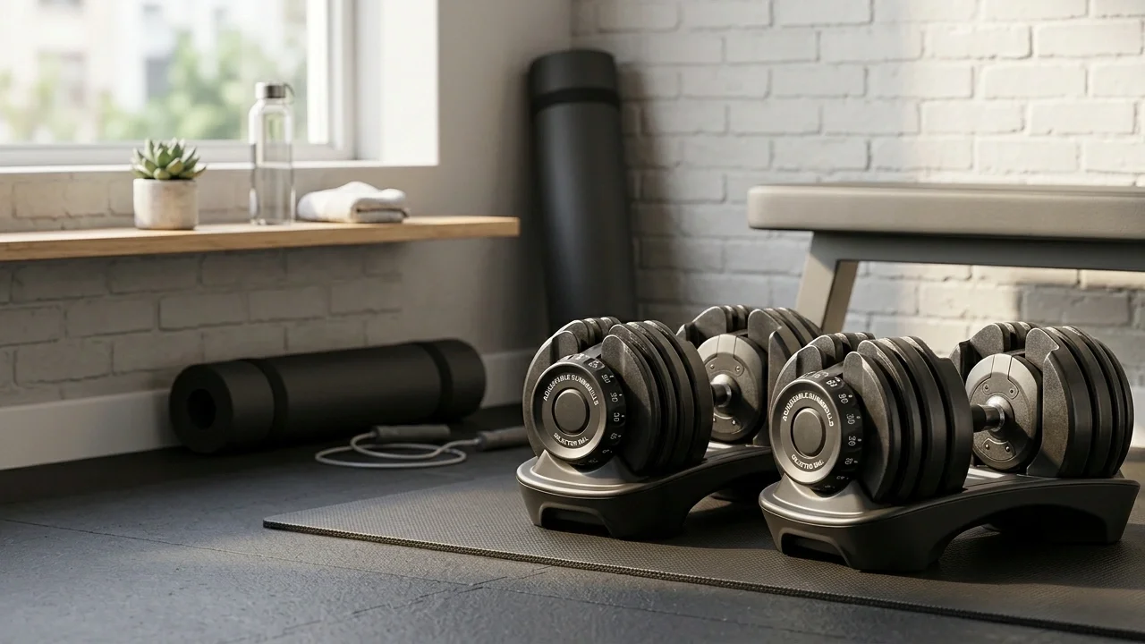 8 Adjustable Dumbbells for a Space-Saving Home Gym in 2026
