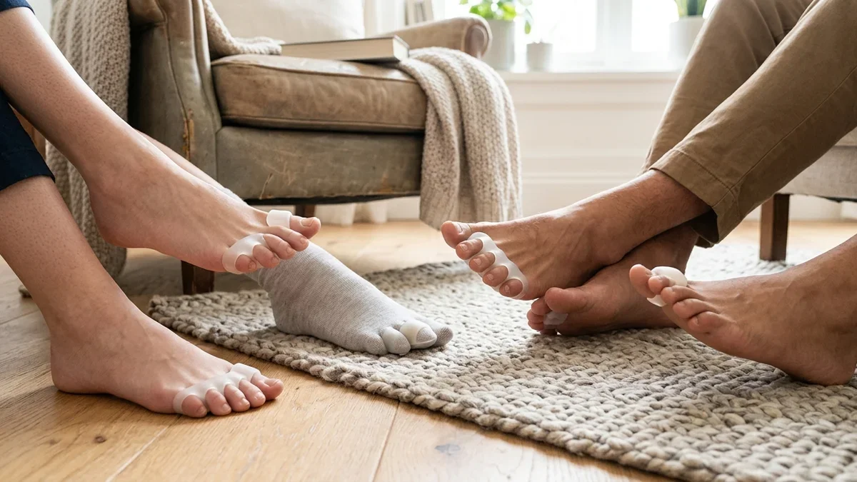 8 Gel Toe Protectors and Separators for Corns, Blisters, and Everyday Foot Comfort