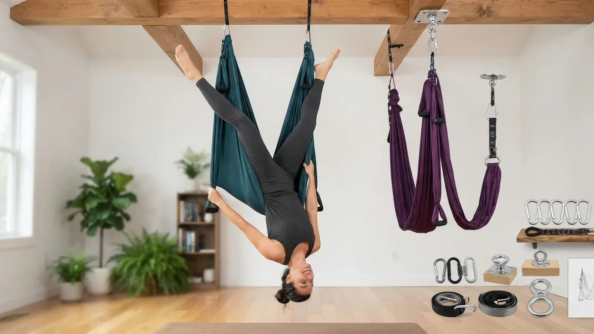8 Aerial Yoga Hammocks and Rigging Options for Home Inversion Practice