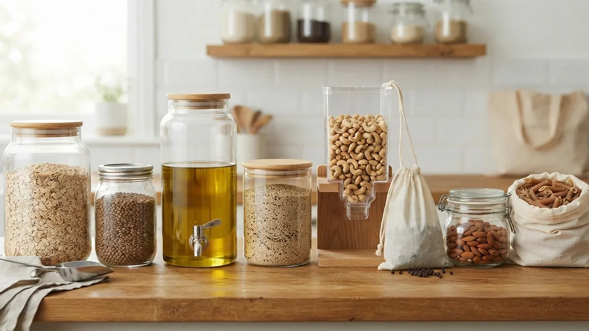 8 Refill-Shop Jars, Dispensers and Bulk Storage for Package-Free Shopping