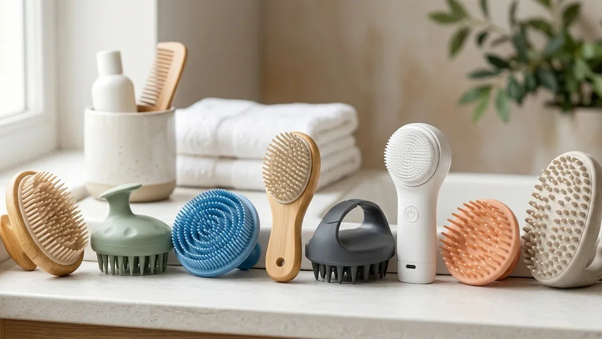 8 Scalp Exfoliating Brushes for Healthy Hair Growth