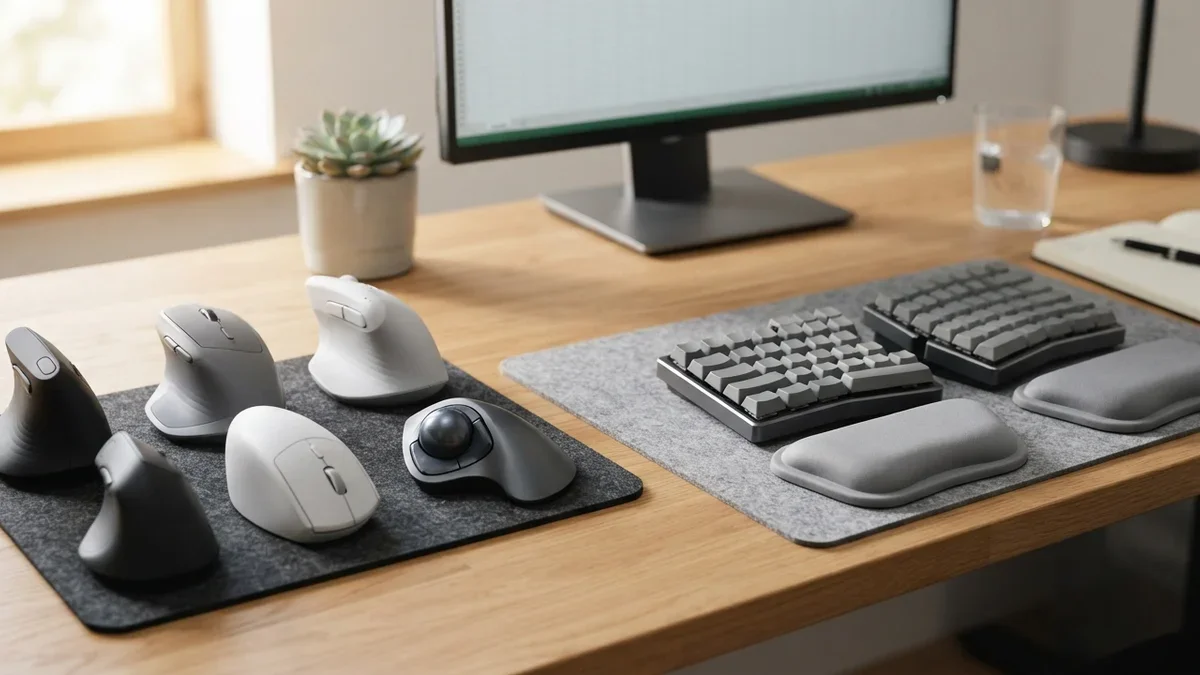 8 Vertical Mice and Split Keyboards for Wrist Pain at a Desk
